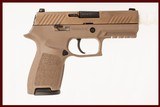 SIG SAUER P320 FDE 9 MM USED GUN INV 219682 - 1 of 5