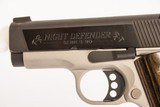 COLT NIGHT DEFENDER 1911 SERIES 90 45 ACP USED GUN INV 219900 - 4 of 5