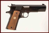 COLT 1911 NATIONAL MATCH .38 SPL MID-RANGE USED GUN INV 219997 - 1 of 5