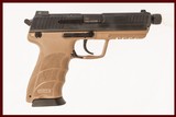 HK 45 TACTICAL 45ACP USED GUN INV 219260 - 1 of 6