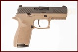 SIG SAUER P320C 9MM USED GUN INV 220398 - 1 of 5