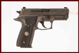 SIG SAUER P229 LEGION 9 MM USED GUN INV 220400 - 1 of 6