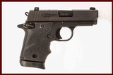 SIG SAUER P938 9 MM USED GUN INV 220457 - 1 of 5