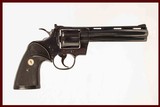COLT PYTHON 357 MAG USED GUN INV 220775 - 1 of 7