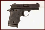 SIG SAUER P938 9 MM USED GUN INV 220452 - 1 of 5