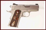 KIMBER 1911 STAINLESS ULTRA CARRY II 45 ACP USED GUN INV 220934 - 1 of 6