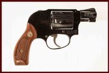 SMITH & WESSON 38 AIRWEIGHT .38 SPL USED GUN INV 220965 - 1 of 4