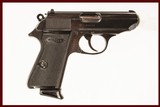 WALTHER PPKS 32 ACP USED GUN INV 220893 - 1 of 5