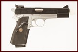 BROWNING HI POWER 40 S&W USED GUN INV 220879 - 1 of 5