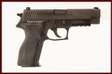 SIG SAUER P226 9 MM NEW GUN INV 220766 - 1 of 6