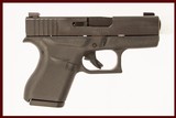 GLOCK 43 9MM USED GUN INV 220875 - 1 of 5