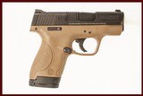 SMITH & WESSON SHIELD FDE 9 MM USED GUN INV 221036 - 1 of 5