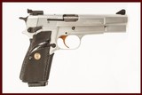 BROWNING HI POWER 40 S&W USED GUN INV 221249 - 1 of 5