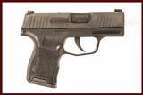SIG SAUER P365 9MM USED GUN INV 221736 - 1 of 5