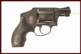 SMITH & WESSON 442-1 38 SPL USED GUN INV 221255 - 1 of 5