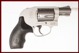 SMITH AND WESSON 638-3 AW 38SPL+P USED GUN INV 221837 - 1 of 5