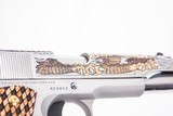 COLT CUSTOM 1911 GOLDEN DRAGON 38 SUPER USED GUN INV 220294 - 5 of 12