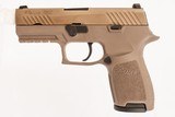 SIG SAUER P320 FDE 9 MM USED GUN INV 219682 - 5 of 5