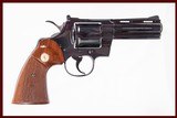 COLT PYTHON 357 MAG USED GUN INV 222005 - 1 of 6