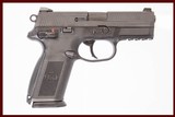 FNH FNX9 9MM USED GUN INV 222988 - 1 of 6