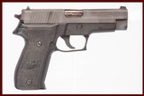 SIG P226 9MM USED GUN INV 223629 - 1 of 5