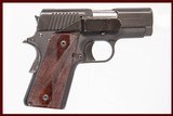 KIMBER ULTRA RCP II 45 ACP USED GUN INV 223664 - 1 of 6