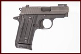 SIG SAUER P238 380 ACP USED GUN INV 223721 - 1 of 5
