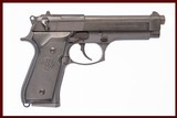 BERETTA 92FS 9 MM USED GUN INV 224050 - 1 of 6