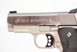 COLT DEFENDER LIGHT WEIGHT 1911 45 ACP USED GUN INV 224762 - 4 of 5