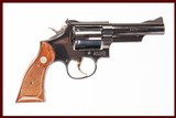 SMITH AND WESSON 19-6 357MAG USED GUN INV 224724 - 1 of 5