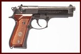 BERETTA 92F 9MM USED GUN INV 218221 - 1 of 5