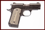 KIMBER MICRO 9 TLE 9MM USED GUN INV 225247 - 1 of 5