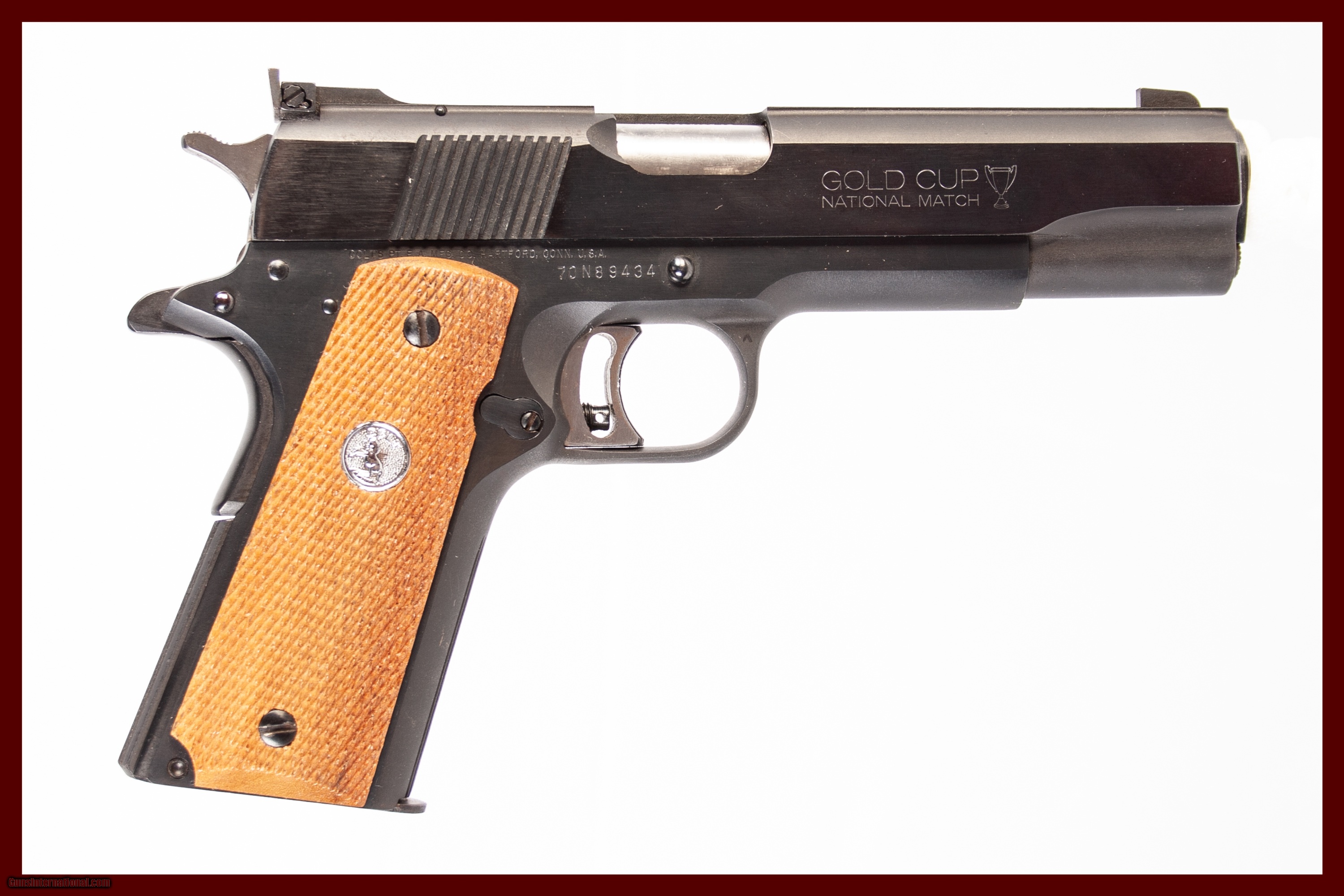 COLT 1911 GOLD CUP NATIONAL MATCH 45ACP USED ITEM INV 225679