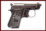 BERETTA 950BS 225 ACP USED GUN INV 225523 - 1 of 7