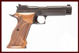 SIG SAUER P210 9MM NEW GUN INV 222789 - 1 of 1