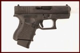 GLOCK 33 GEN 357 SIG NEW GUN INV 215812 - 1 of 1