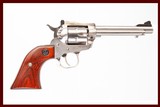 RUGER NEW MODEL SINGLE SIX 22 LR/22 MAG NEW GUN INV 222675 - 1 of 1