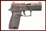 SIG P320 9MM USED GUN INV 226607 - 1 of 1