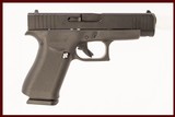 GLOCK 48 9MM USED NEW INV 227022 - 1 of 5