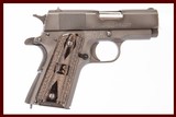 SPRINGFIELD 1911 MICRO COMPACT 45ACP USED GUN INV 226967 - 1 of 6