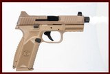FN 509 9MM NEW GUN INV 225544 - 1 of 6