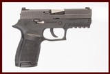 SIG SAUER P250 9MM USED GUN INV 227162 - 1 of 6