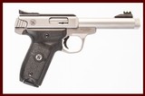 SMITH AND WESSON SW22 VICTORY 22LR USED GUN INV 227603 - 1 of 6