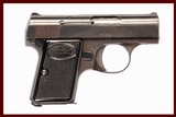 BROWNING BABY BROWNING 25 AUTO USED GUN INV 229039 - 1 of 5