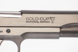 COLT 1911 GOLD CUP NATIONAL MATCH 45ACP USED GUN INV 233008 - 5 of 10