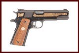 COLT 1911 GOLD CUP 1980 OLYPICS EDITION 45ACP USED GUN INV 232993 - 1 of 11
