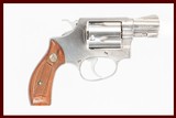 SMITH & WESSON MODEL 60 38 SPL USED GUN INV 231266 - 1 of 6