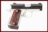 KIMBER MICRO 9 9MM USED GUN INV 236047 - 1 of 6