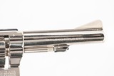 SMITH & WESSON 34-1 NICKEL 22 LR USED GUN INV 235604 - 3 of 6