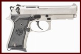 BERETTA 92FS COMPACT 9 MM USED GUN INV 236358 - 1 of 6